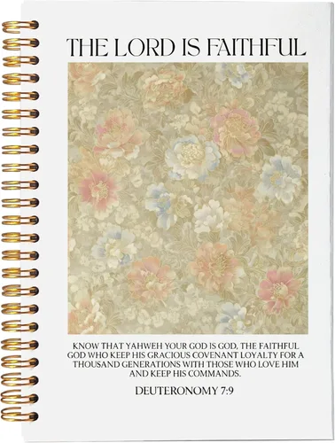 Miniatura 6 de VNWEK Escritura de la Biblia Mateo 5:3-16 Bendito es el pobre en espíritu Huellas de Dios Cuaderno de espiral con diario de 5.5 x 8.3 pulgadas