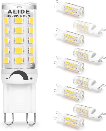 Miniatura 9 de ALIDE Bombillas LED G9 regulables de 3 W para reemplazar 20 W, 25 W, 30 W, equivalente a halógeno, 2700 K, blanco cálido suave, AC120V G9