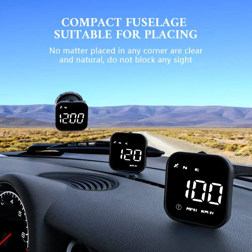 Miniatura 7 de wiiyii G4S - Velocímetro digital GPS, pantalla frontal para automóvil HUD con velocidad digital en MPH KPH, universal para automóviles, camiones