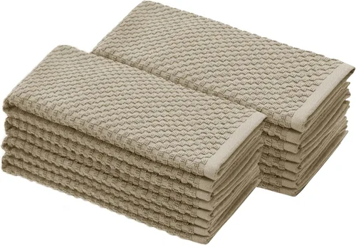 Miniatura 22 de Paquete de 4 toallas para cocina Euro-Cafe Cotton Craft, blancas, 100 % de algodón puro, Algodón, Blanco, paquete de de 12