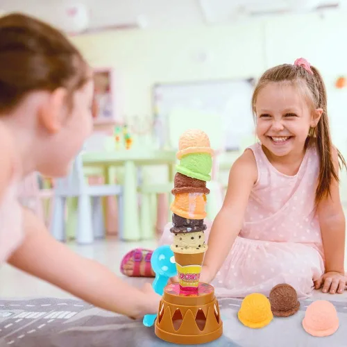 Miniatura 6 de Juego de equilibro con torre de helados con cucharón para niños