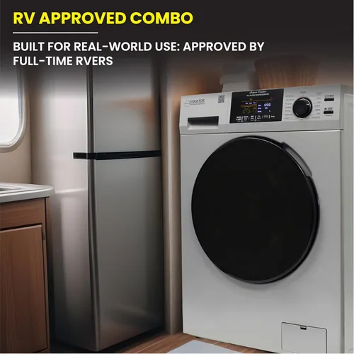 Miniatura 7 de Lavadora secadora todo en uno Equator VENTED-DRY 30% más rápida que condensación 15 lb 110V en plateado