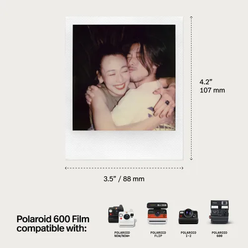 Miniatura 4 de Polaroid Película de color para 600 - Marco redondo (6021)