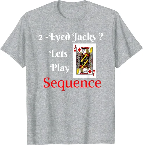 Miniatura 52 de Camiseta divertida con texto en inglés "I Have 2-Eyed Jacks Lets Play A Card Board Game