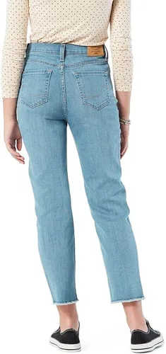 Miniatura 3 de Signature by Levi Strauss & Co. Gold Vaqueros rectos de tiro alto para niña