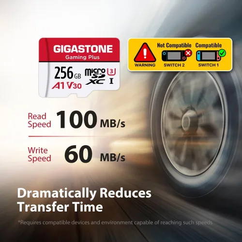 Miniatura 4 de 【Solo para Switch 1】Tarjeta micro SD GIGASTONE de 256 GB, Gaming Plus, tarjeta de memoria MicroSDXC para Nintendo-Switch 1, Steam Deck, grabación