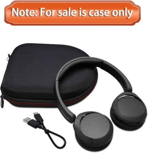 Miniatura 8 de LTGEM - Funda compatible con auriculares Sony WH-CH520 / WH-CH510, funda rígida de transporte de viaje para auriculares Sony WH-CH520 (negro)