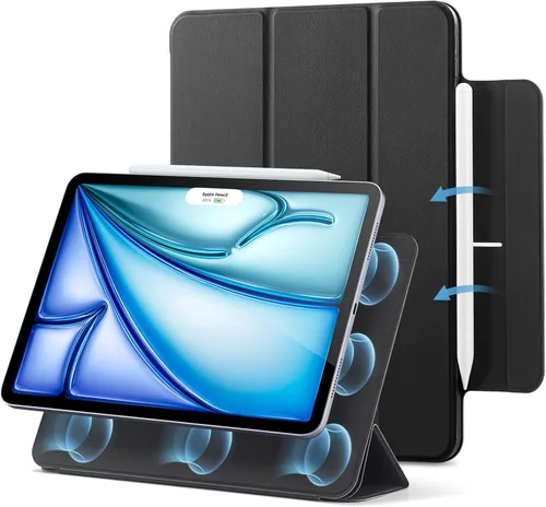 ESR Funda para iPad Air de 11 pulgadas M3/M2 (2025/2024), iPad Air de 5ª/4ª generación (2022/2020), conexión magnética potente, funda con soporte