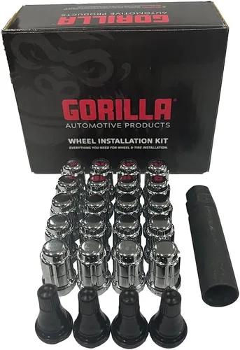 Miniatura 3 de Bundle - 9 Items: Raceline Alpha 15" Wheels Bk +53mm 33" Crawler XR Tires [5x4.5 Bolt Pattern 12mmx1.5 Lug Kit]