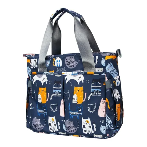 Miniatura 9 de Bolsa de pañales impermeable para mamá y papá, bolsas de viaje medianas multifunción (búho lindo)