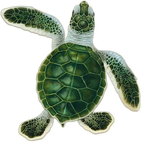 Miniatura 10 de Mosaico de porcelana para piscina estilo A para cría de tortugas (estilo A - 5 x 5 pulgadas, marrón)