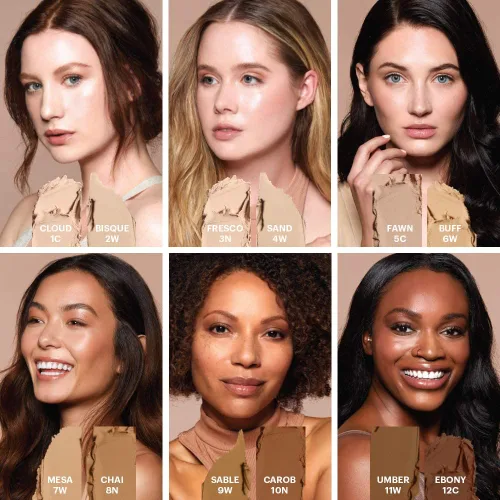 Miniatura 3 de Glo Skin Beauty Base mineral HD en barra – Corrector de maquillaje infundido con ácido hialurónico – Cobertura construible, contorno e iluminador