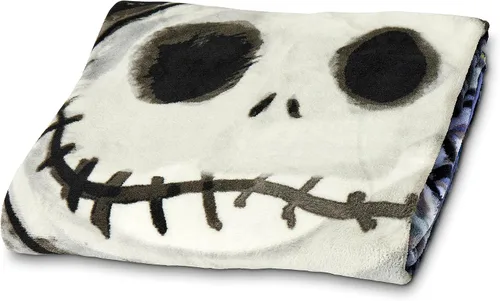 Miniatura 3 de Northwest Nightmare Before Christmas Manta Micro Raschel, 46 x 60 pulgadas, Crypt Keeper