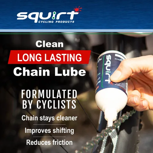 Miniatura 2 de Squirt Lubricante para Cadena de Bicicleta (14.8 ml, Pack de 6) – Lubricante de Larga Duración para Todas las Cadenas de Bicicleta – Lubricante