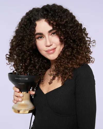 Miniatura 6 de Bellissima Diffon Supreme Difusor y Secador de Pelo para Cabello Rizado - Difusor XL para Ondas Largas, Rulos, Bucles - Botón de Enfriamiento