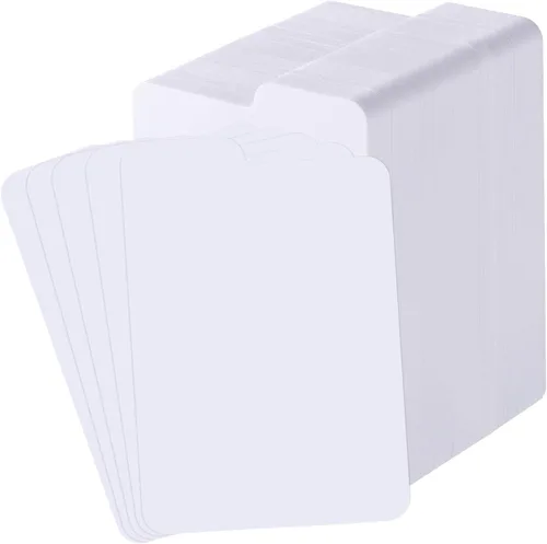 Lewtemi 100 separadores de tarjetas, separadores de páginas de tarjetas intercambiables, separadores de juego para suministros de almacenamiento de