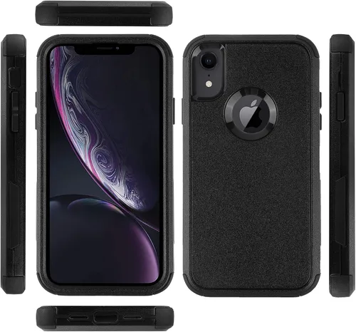 Miniatura 7 de Co-Goldguard Funda para iPhone XR, [3 capas] [a prueba de golpes] [a prueba de caídas] para iPhone XR, funda de protección resistente para iPhone