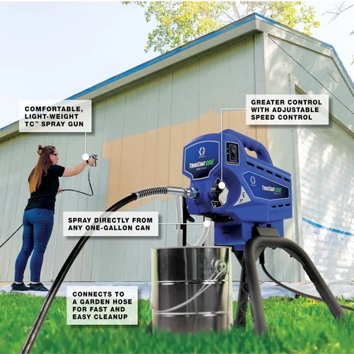 Miniatura 4 de Graco Pulverizador de pintura sin aire Diseñado para proyectos interiores o exteriores TrueCoat One TrueAirless pulverizador eléctrico 26DTC1