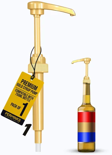 Miniatura 14 de Bomba de jarabe compatible con botellas Torani y Davinci (25.4 oz - 750 ml) (Negro)