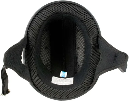 Miniatura 8 de Hot Leathers HLD1007 'Black Out Eagle' - Medio casco para motocicleta con diseño de calavera, color negro brillante, para hombres y mujeres, talla M