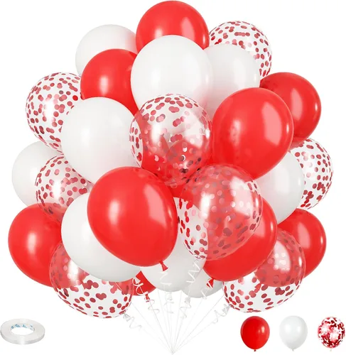 Miniatura 15 de Globos de látex de confeti azul turquesa, azul claro, menta, verde, plateado y blanco, juego de globos de látex de confeti, azul aguamarina, blanco