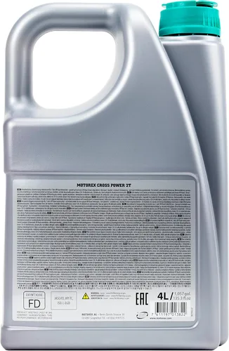Miniatura 5 de Motorex Cross Power 2T - 4 litros 171-204-400