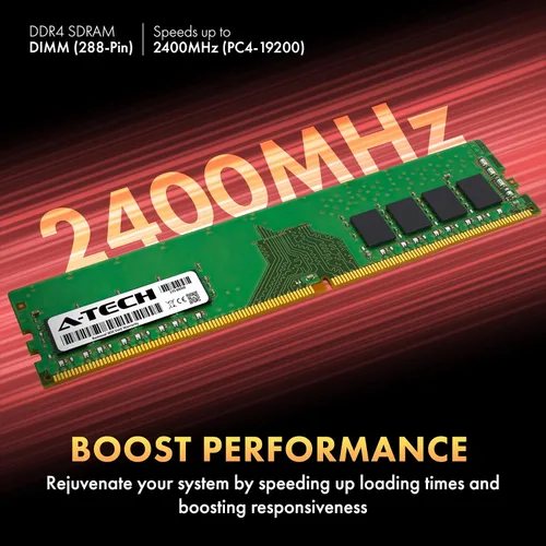 Miniatura 3 de A-Tech 8 GB (2 x 4 GB) RAM para servidores en rack ASUS RS100-E9-PI2, RS200-E9-PS2, RS200-E9-PS2-F, RS300-E9-PS4, RS300-E9-RS4 DDR4 2400MHz