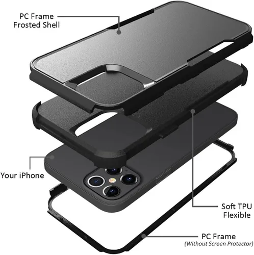 Miniatura 3 de Funda de fotos personalizada para iPhone 11 Apple Phone Plaid Collage - Imagen personalizada para hacer fotos en 3 híbridos gruesos resistentes