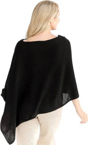 Miniatura 3 de CLAUDIA NICHOLE by Alashan Poncho estilo vestido, 100% cachemira