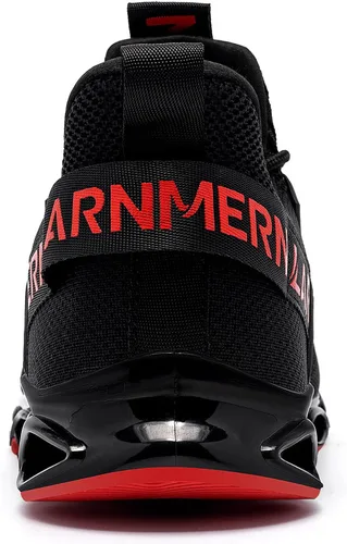 Miniatura 3 de LARNMERN Zapatos de punta de acero para hombres y mujeres, cómodos tenis de seguridad transpirables, zapatos de trabajo indestructibles
