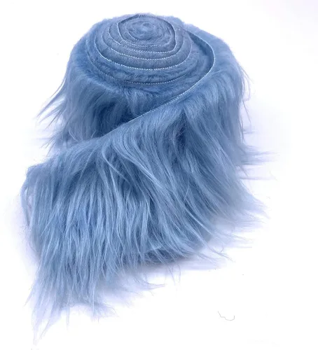 Miniatura 32 de Ice Fabrics Craft - Rollos precortados de tela de piel sintética, tiras de tela mohair de 2 x 60 pulgadas, súper suaves y mullidos, perfectos
