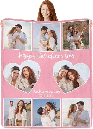 Miniatura 29 de Regalos personalizados de cumpleaños para el Día del Padre, para papá, abuelo, hombres, manta personalizada con fotos para mi papá, regalos de hija