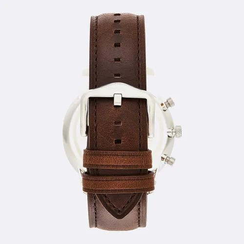 Miniatura 16 de Fossil Men's Neutra Stainless Steel and Leather Quartz Chronograph Watch