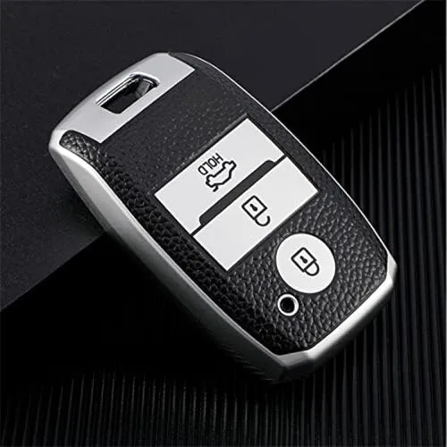 Funda de cuero TPU para llave de Kia KX3 KX5 K3S Rio Ceed Cerato Optima K5 Sportage Sorento L667 coche Caso de la llave Shell