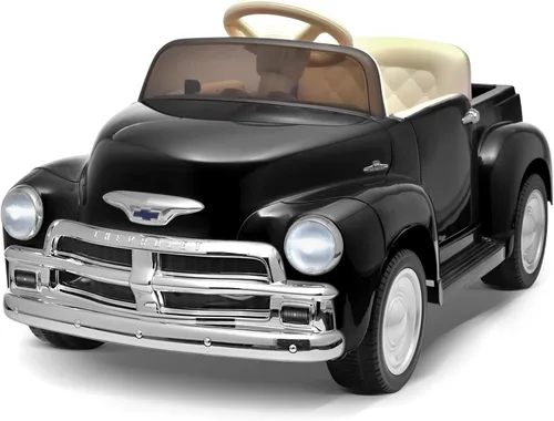 Joywhale Auto Montable Eléctrico de 12V para Niños con Licencia Chevrolet 3100 Pickup con Batería Eléctrica Motorizada, con Batería Grande de 7AH,