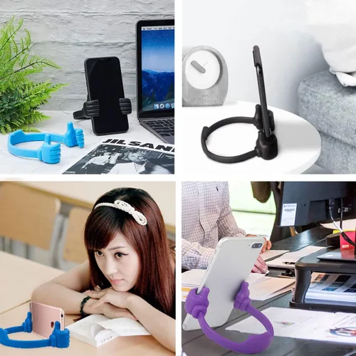 Miniatura 7 de Kinizuxi Soporte de Pulgar para Celular de Escritorio para Navidad, Soporte Universal Flexible para Celular para Soporte de Tableta, Soporte
