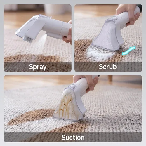 Miniatura 3 de WECLEAN C1 Extractor portátil para sofá y alfombra Limpiador de tapicería para limpieza profunda Blanco