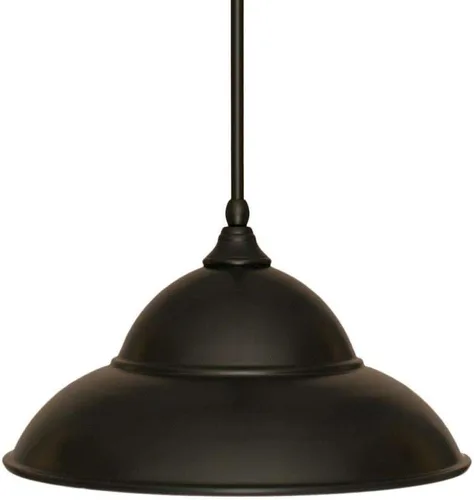 Miniatura 213 de Toltec Lighting Tallo Colgado Mini colgante, acabado de cobre negro, 3.5" cuadrado humo burbuja vidrio