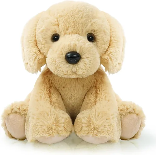 Juguetes de Peluche de Perro Cachorro Sentado, Animal de Peluche Realista, Personajes de Animales de Peluche Rellenos en las Extremidades de 8.5
