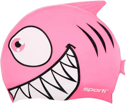 Miniatura 32 de Sporti Gorro de natación de silicona para niños, gorro de natación unisex para jóvenes, gorras de baño de protección para tus hijos, de 2 a 10 años