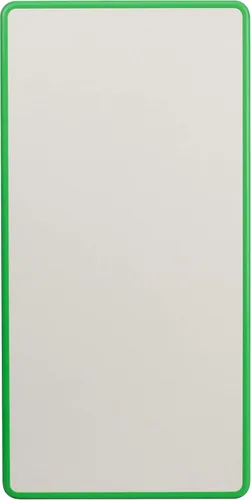 Miniatura 3 de Flash Furniture Wren - Mesa rectangular de plástico verde de 23.625 pulgadas de ancho x 47.25 pulgadas de largo, con parte superior gris