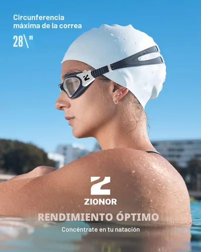 Miniatura 7 de ZIONOR Gafas de natación G1 SE antivaho para adultos, hombres y mujeres