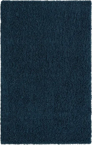 Miniatura 10 de Unique Loom Solid Shag Collection - Alfombra rectangular de 5 pies 1 pulgada x 8 pies, azul zafiro/azul marino Zafiro Azul/Azul Marino