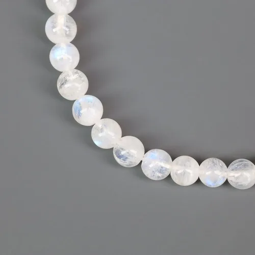 Miniatura 6 de COAI Pulsera de piedra lunar para mujer y niña, Piedra, Piedra lunar y amazonita