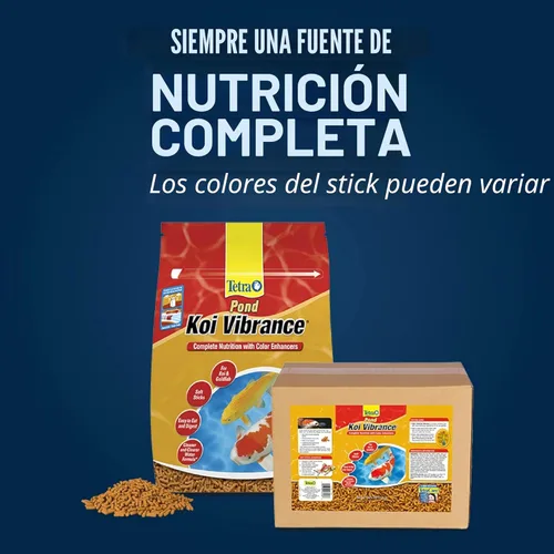 Miniatura 12 de TetraPond Koi Vibrance Palitos Suaves, Alimento Flotante para Peces de Estanque para Peces Koi y Peces Dorados Ornamentales, 2.42 Libras