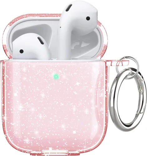 Miniatura 8 de Aircawin Funda transparente para Airpods, funda protectora a prueba de golpes para Airpod 1 y 2, accesorios de protección completa de TPU suave