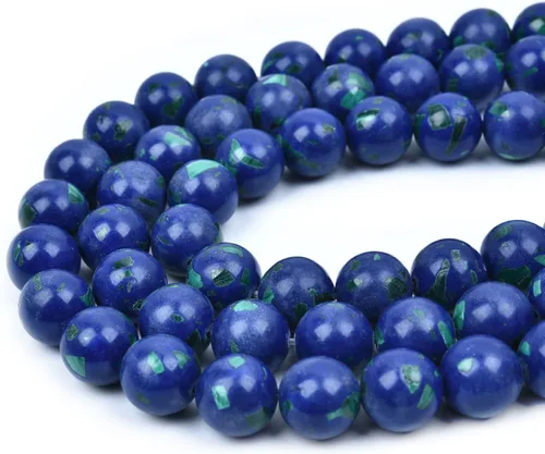 Miniatura 18 de HAAMIIQII Cuentas espaciadoras de piedra libre de jade rojo de 0.394 a 0.630 pulgadas, cuentas sueltas para la fabricación de joyas, pulseras
