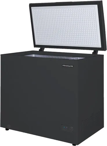 Miniatura 2 de FRIGIDAIRE EFRF7003-BLACK Congelador profundo de cofre, 7 pies cúbicos, negro con termostato ajustable removible, cesta de alambre con revestimiento