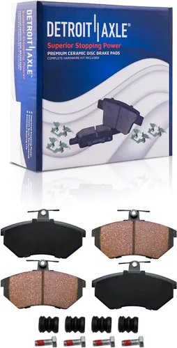 Miniatura 99 de Detroit Axle - Pastillas de freno traseras para Honda Odyssey 2011-2017 Pilot 2007-2013 MDX 2010-2013 ZDX 2010-2013 Pastillas de freno de cerámica