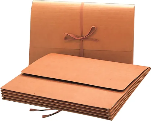 Miniatura 4 de Smead Redrope - Cartera expandible con solapa y cierre de lazo de tela, expansión de 5-1/4 pulgadas, tamaño legal, 10 por caja (71075)